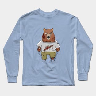 Dripping Zombie Bear Long Sleeve T-Shirt